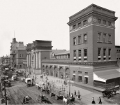 1890s. North Terminal Station, Boston, Massachusetts.